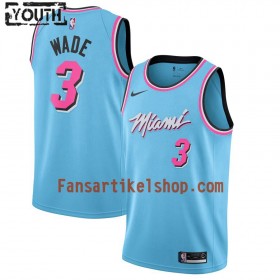NBA Miami Heat Trikot Dwyane Wade 3 Nike 2019-2020 City Edition Swingman - Kinder